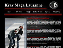 Tablet Screenshot of lausanne-krav.ch